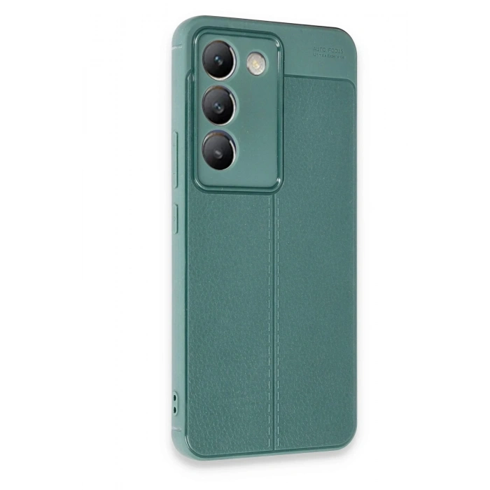 Mey İthalat®  Vivo V30 Lite 4G Kılıf Auto Focus Kapak - Koyu Yeşil