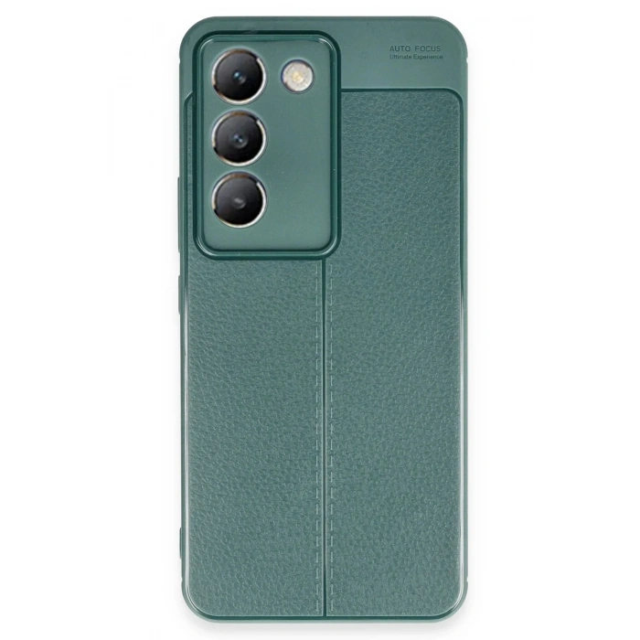 Mey İthalat®  Vivo V30 Lite 4G Kılıf Auto Focus Kapak - Koyu Yeşil