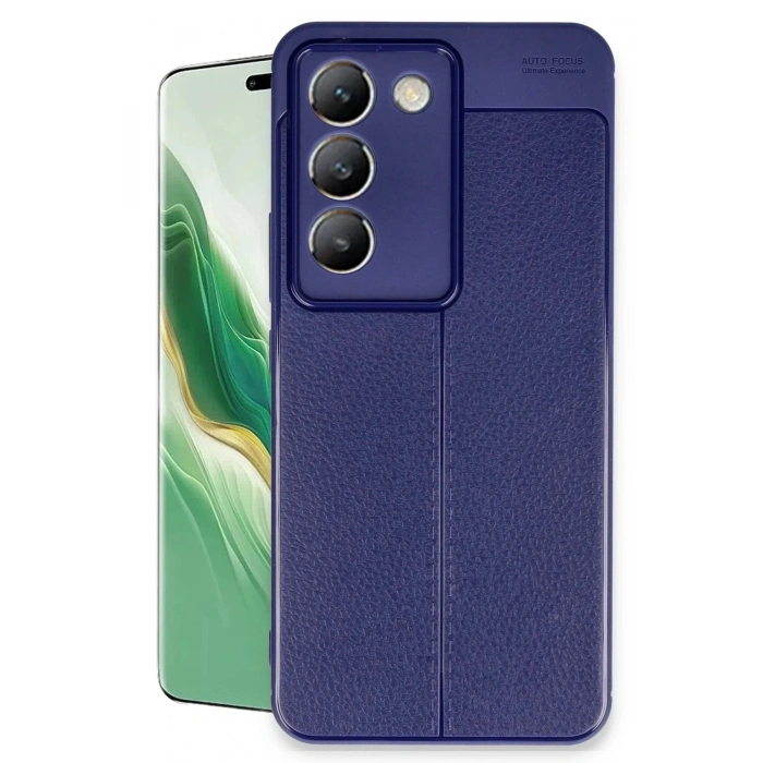 Mey İthalat®  Vivo V30 Lite 4G Kılıf Auto Focus Kapak - Lacivert