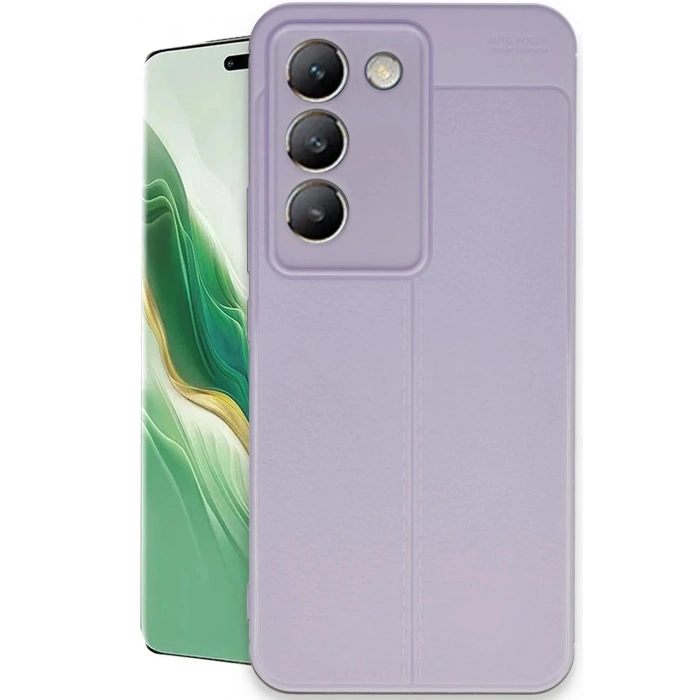 Mey İthalat®  Vivo V30 Lite 4G Kılıf Auto Focus Kapak - Lila