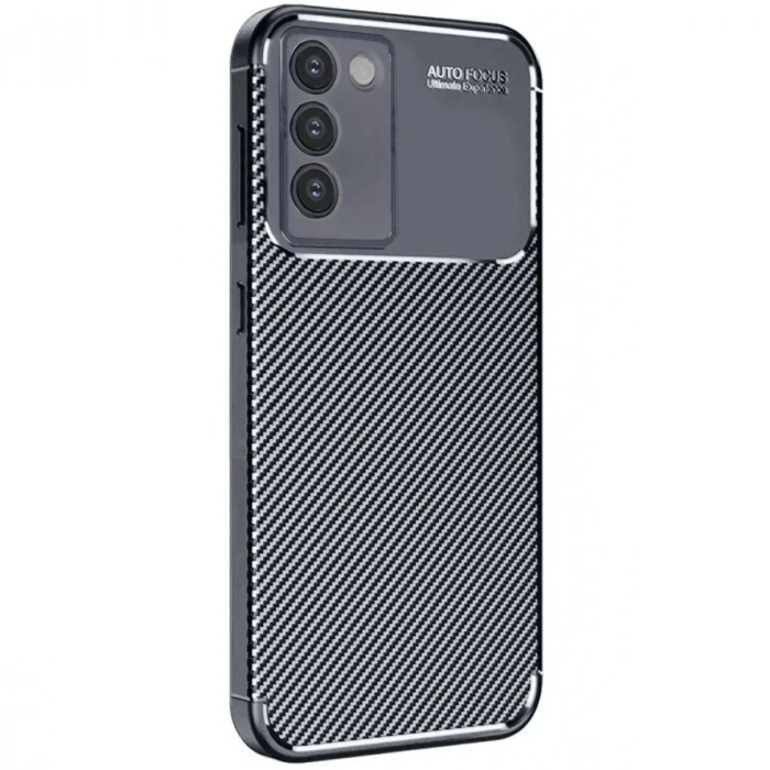 Mey İthalat®  Vivo V30 Lite 4G Kılıf Auto Focus Karbon Kapak - Siyah