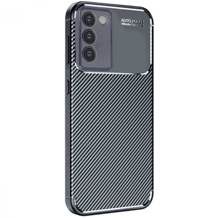 Mey İthalat®  Vivo V30 Lite 4G Kılıf Auto Focus Karbon Kapak - Siyah