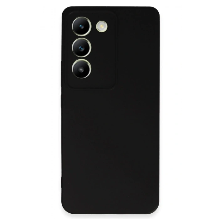 Mey İthalat®  Vivo V30 Lite 4G Kılıf First Silikon - Siyah