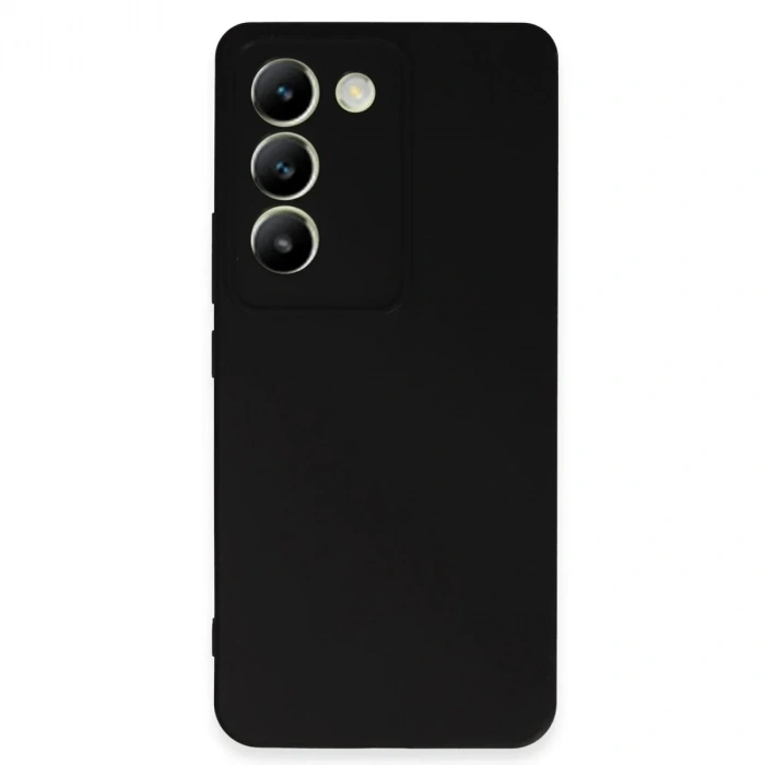 Mey İthalat®  Vivo V30 Lite 4G Kılıf First Silikon - Siyah
