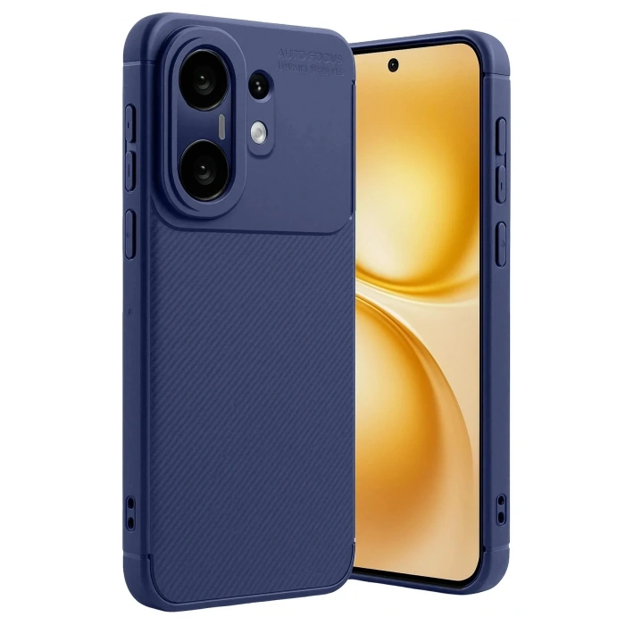 Mey İthalat®  Vivo X200 FE Auto Focus Karbon Kapak - Lacivert