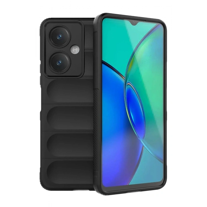 Mey İthalat®  Vivo Y27 Kılıf Optimum Silikon - Siyah