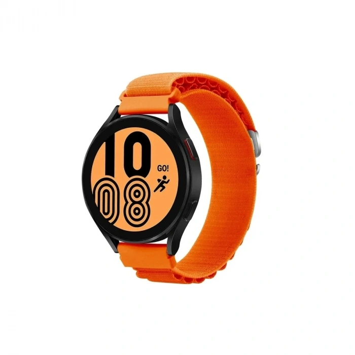 Mey İthalat®  Watch 22mm KR410 Kumaş Kordon - Turuncu
