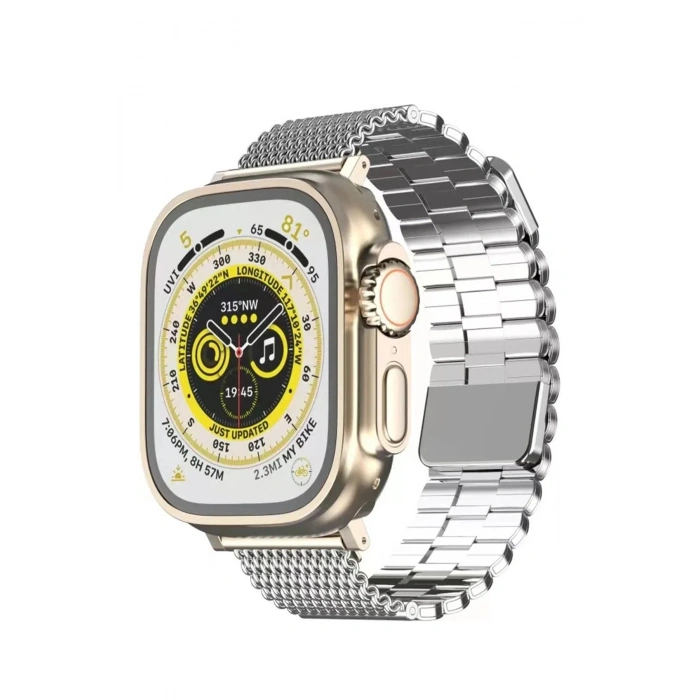 Mey İthalat®   Watch 38mm Ascend Metal Kordon - Gümüş