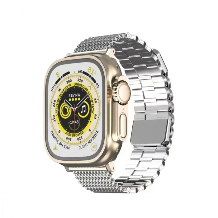 Mey İthalat®   Watch 38mm Ascend Metal Kordon - Gümüş