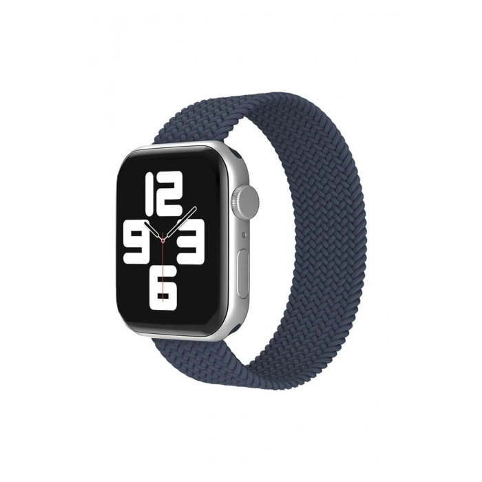Mey İthalat®   Watch 38mm Ayarlı Solo Silikon Kordon - Lacivert