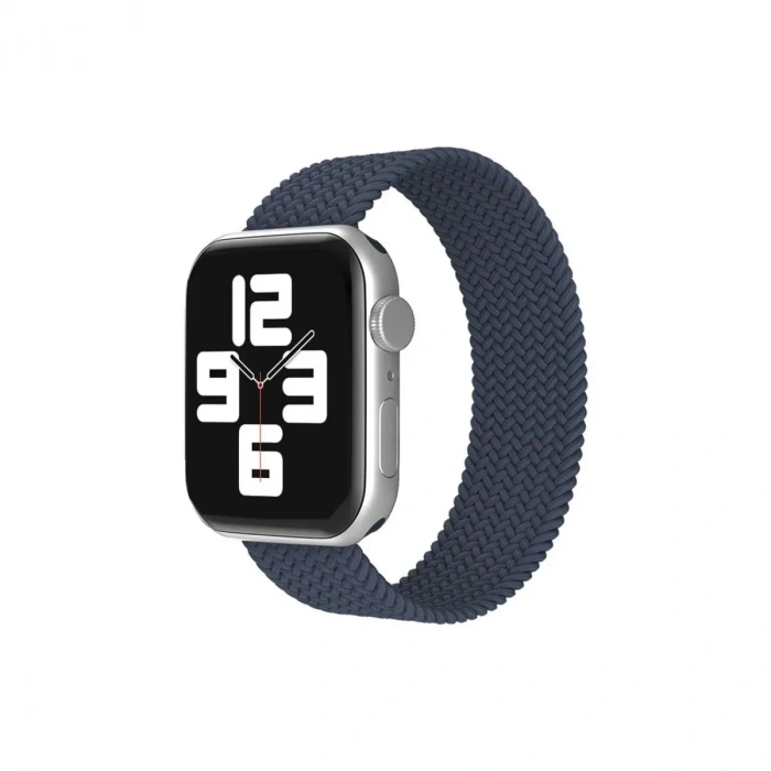 Mey İthalat®   Watch 38mm Ayarlı Solo Silikon Kordon - Lacivert