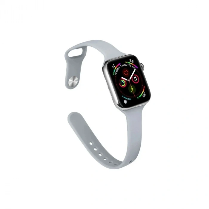 Mey İthalat®   Watch 38mm Klasik Kordon - Açık Gri
