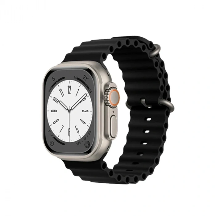 Mey İthalat®   Watch 38mm Ocean Kordon - Siyah