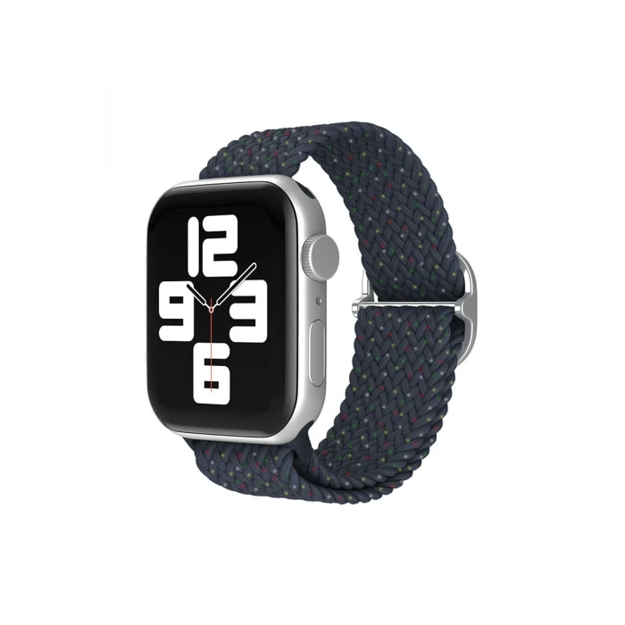 Mey İthalat®   Watch 38mm Star Kordon - Benekli Lacivert