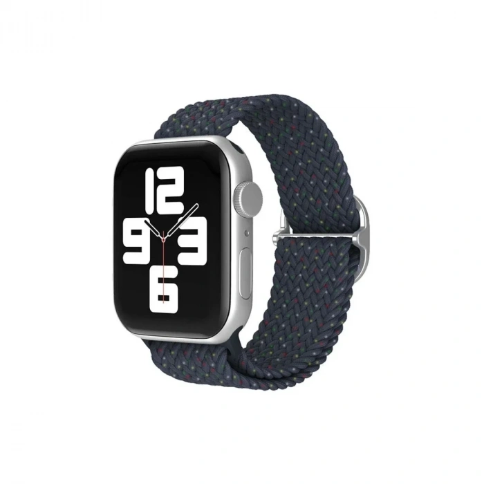 Mey İthalat®   Watch 38mm Star Kordon - Benekli Lacivert