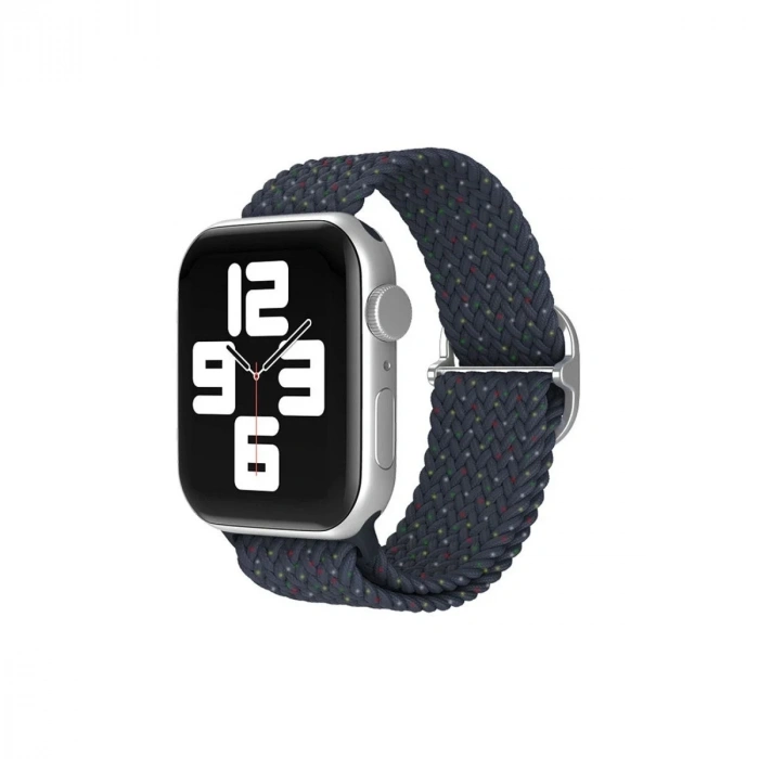 Mey İthalat®   Watch 38mm Star Kordon - Benekli Lacivert