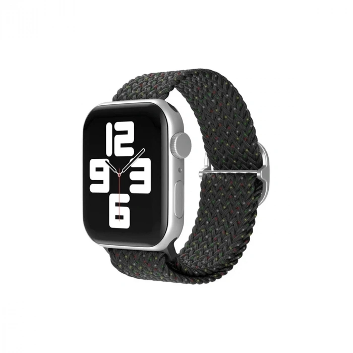 Mey İthalat®   Watch 38mm Star Kordon - Benekli Siyah