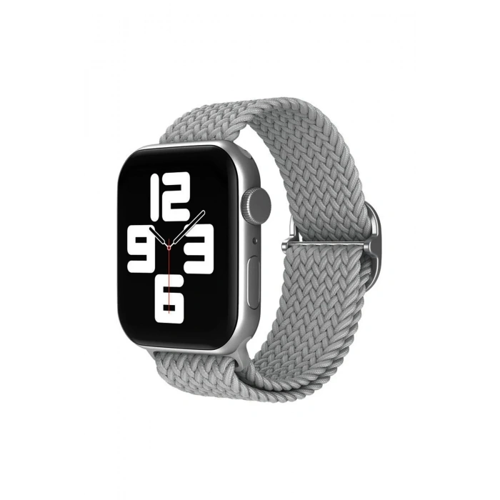 Mey İthalat®   Watch 38mm Star Kordon - Gri