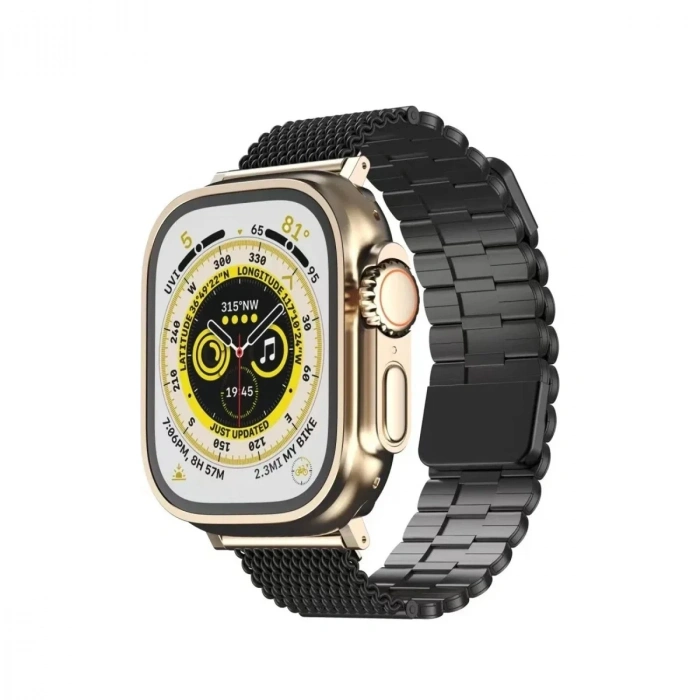 Mey İthalat®   Watch 42mm Ascend Metal Kordon - Siyah