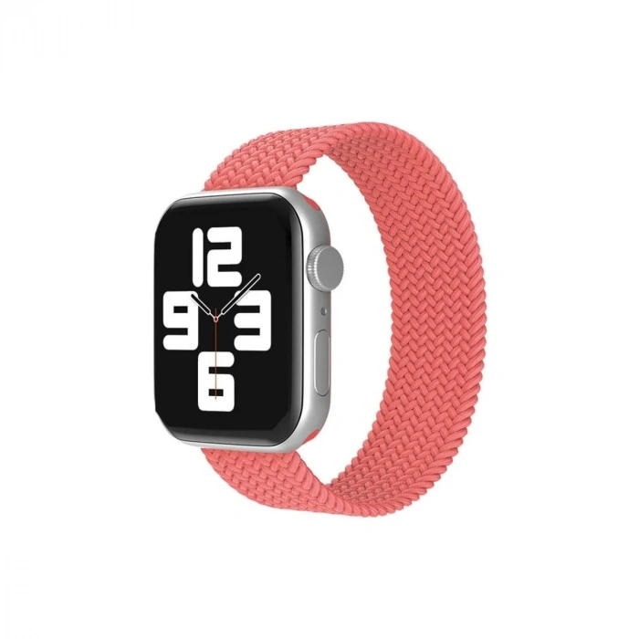 Mey İthalat®   Watch 42mm Ayarlı Solo Silikon Kordon - Pembe
