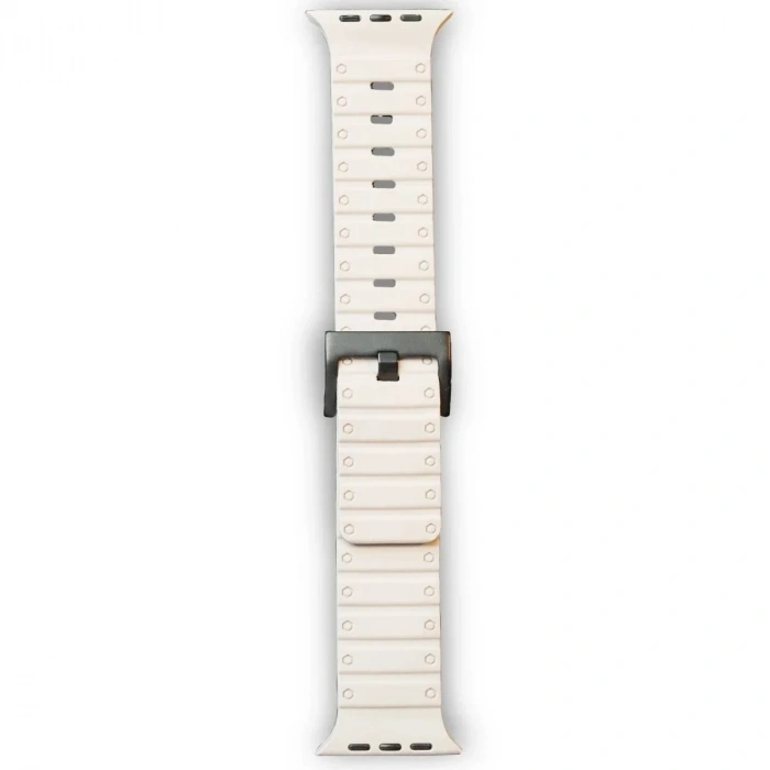 Mey İthalat®   Watch 42mm Magnus Mıknatıslı Silikon Kordon - Yıldız Işığı