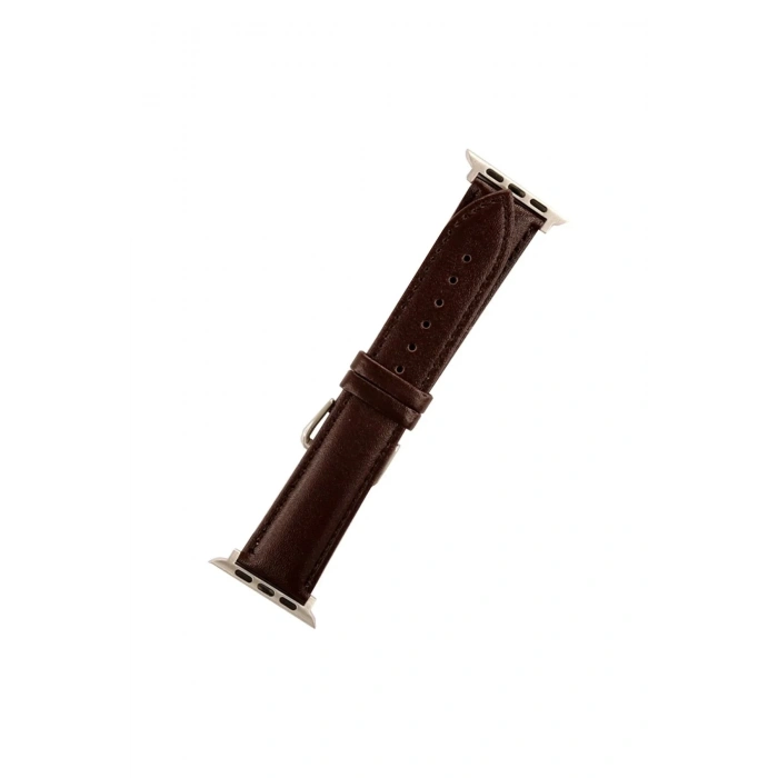 Mey İthalat®   Watch 42mm NL26 Deri Kordon - Kahverengi