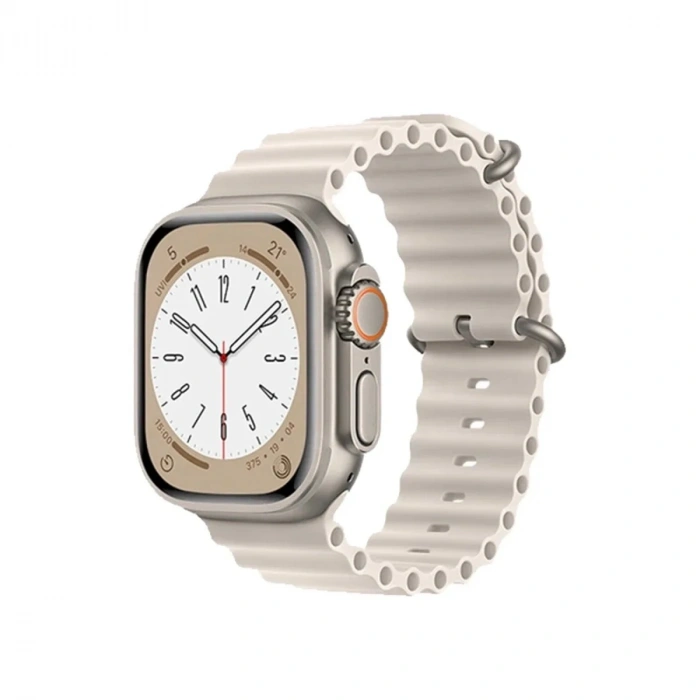 Mey İthalat®   Watch 42mm Ocean Kordon - Krem