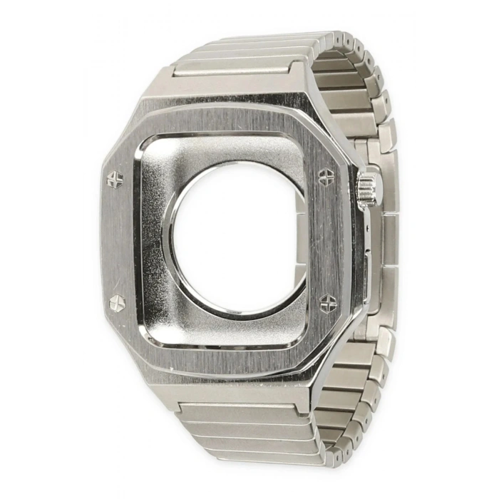 Mey İthalat®   Watch 44mm KR409 Metal Kordon - Gümüş