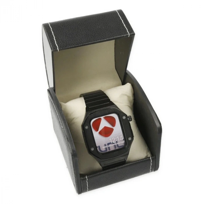 Mey İthalat®   Watch 44mm KR409 Metal Kordon - Siyah