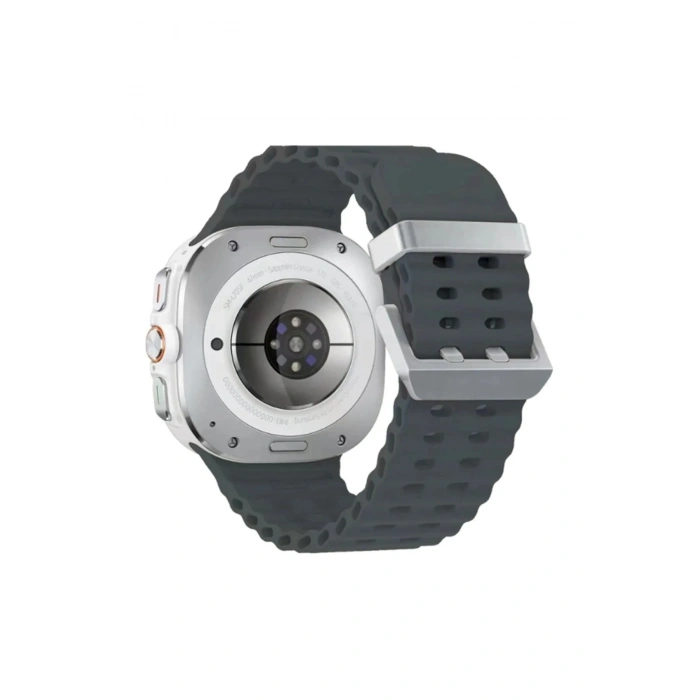 Mey İthalat®  Watch 7 Ultra KR417 Rug Silikon Kordon - Koyu Gri