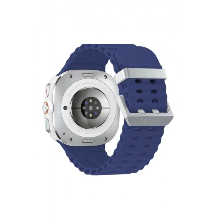Mey İthalat®  Watch 7 Ultra KR417 Rug Silikon Kordon - Lacivert