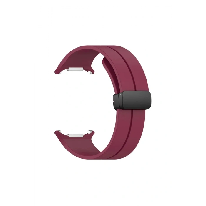 Mey İthalat®  Watch 7 Ultra KR418 Tender Silikon Kordon - Bordo