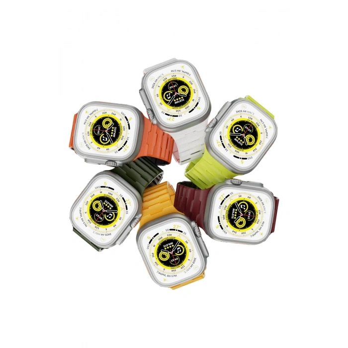 Mey İthalat®   Watch Ultra 49mm Wowen Kordon - Siyah