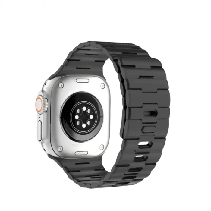 Mey İthalat®   Watch Ultra 49mm Wowen Kordon - Siyah