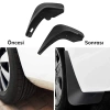 BiiShe® 2 Adet Ön veya Arkaya Uygun Çamur Önleyici Paçalık 32 x19 cm