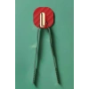 BiiShe® 2li Yapışkanlı Retro Askılık Dolap Kapak Kulpu Kırmızı