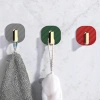 BiiShe® 2li Yapışkanlı Retro Askılık Dolap Kapak Kulpu Yeşil