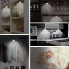 BiiShe® 3lü Uzaktan Kumandalı Pilli Yapışkanlı Kablosuz Led Spot Lambalar