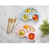 BiiShe® Bebekler İçin Araba Şeklinde Sevimli Mama Tabağı Çocuk Tabldot