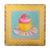 BiiShe® Decotown Duvar Panosu 40*40 Cup Cake Muffin Motifli Duvar Süsü