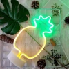 BiiShe® Dekoratif Ananaslı Neon Led Masa Ve Gece Lambası Hediyelik Lamba