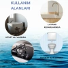 BiiShe® Gri Su Sızdırmaz  Banyo Mutfak Lavabo Küvet İzolasyon Şerit Bant