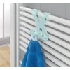 BiiShe® Hang it Pratik Kolay Taşımabilir Havlupan 2 Kancalı Banyo Askısı
