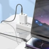 BiiShe® Led Işık Uçlu Sağlam İp Kablolu USB to Lightning Hızlı Şarj Kablosu