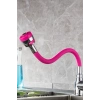 BiiShe® Oynar Başlıklı Tasarruflu Kubar Musluk Borusu ve Başlığı  Pembe