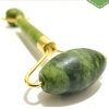 BiiShe® Özel Süngerli Kutusunda Kırılmaz Çift Taraflı 2li Cilt Yüz Masaj Aleti Jade Roller Yeşim Taş