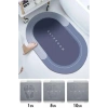 BiiShe® Sihirli Süper Su Emici Kaymaz Tabanlı Oval Paspas 40*60 cm