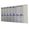 BiiShe® Statik Akıllı Kağıt Ingilizce Çarpım Tablosu 100x56 Cm