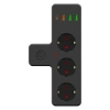 BiiShe® Termal Akım Korumalı 3 Adet Soket,3 Adet USB ve 1 Adet Type-C Girişli 20w Priz Model 3397