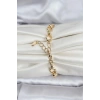 Mey İthalat® 14K Gold Renk Kaplama Lazerli Zincir Model CM Kadın Bileklik